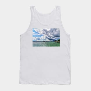 Upcoming Thunder Storm over Lake Constance near Hagnau Tank Top